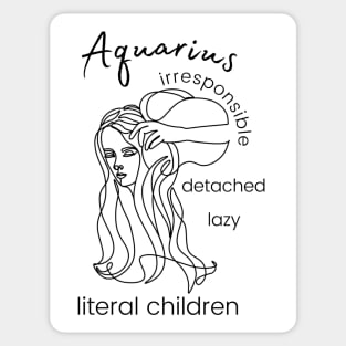 Hilarious Aquarious Sticker